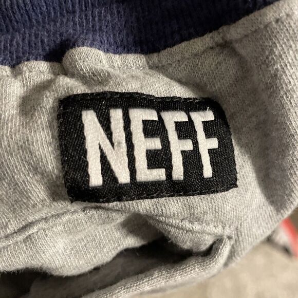 Neff Jogging Pants Men’s Small Drawstring Pockets Casual Gray - Picture 5 of 10